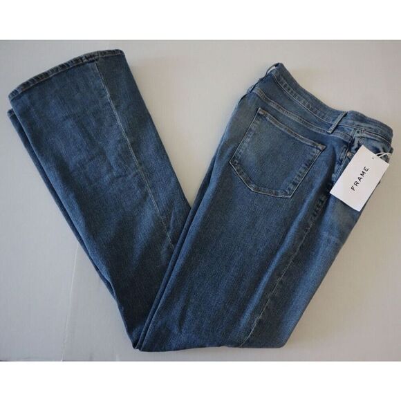 FRAME OPLHF456 Women's Sz 30 Medium Cairo Wash Le High Flare Leg Jeans - Picture 10 of 10